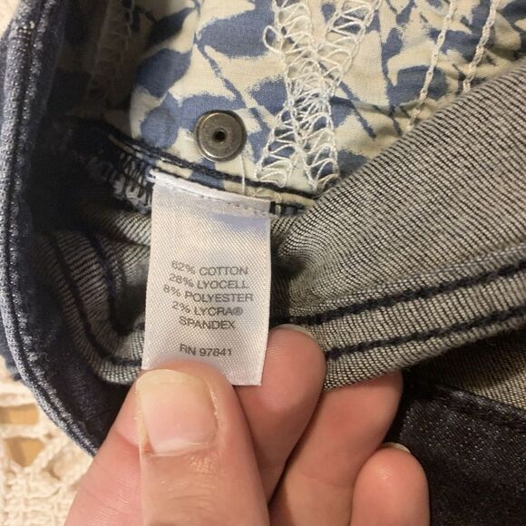 J. Jill Smooth Fit (4) Jeans - Pants Wome's Slim Ankle Denim Dark Blue - Picture 6 of 8